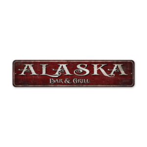 Alaska-Bar-And-Grill-Vintage-Style-Sign-Premium-Quality-Rustic-Metal-Sign-2