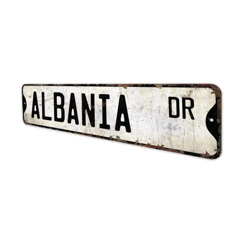 Albania-Premium-Quality-Rustic-Metal-Sign-4