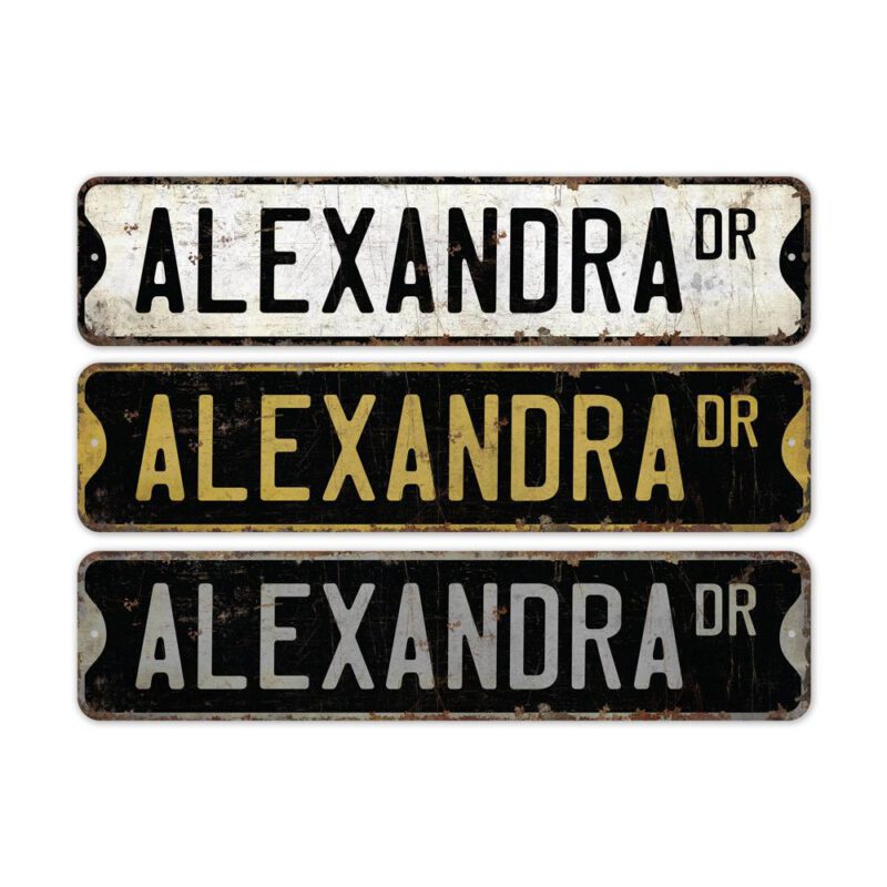 Alexandra-Name-Sign-Premium-Quality-Rustic-Metal-Sign-2