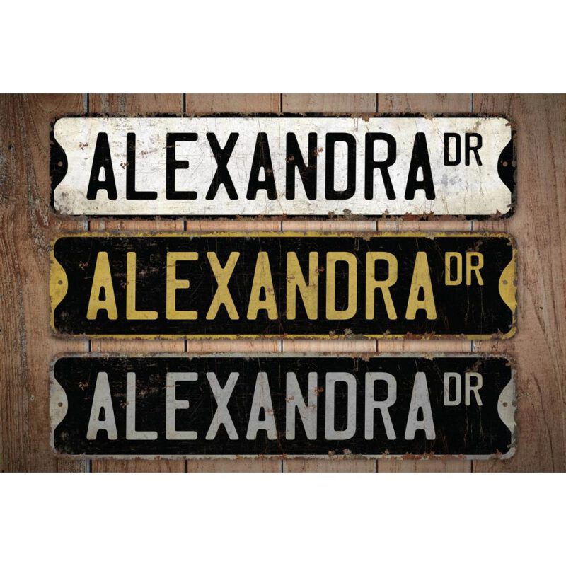 Alexandra-Name-Sign-Premium-Quality-Rustic-Metal-Sign-Images