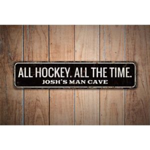 All-Hockey-All-the-Time-Premium-Quality-Rustic-Metal-Sign-Images