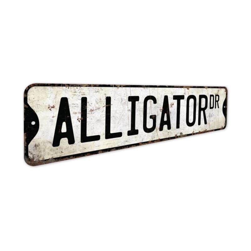 Alligator-Premium-Quality-Rustic-Metal-Sign-3