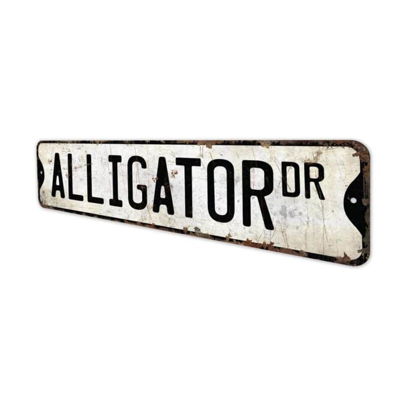 Alligator-Premium-Quality-Rustic-Metal-Sign-4