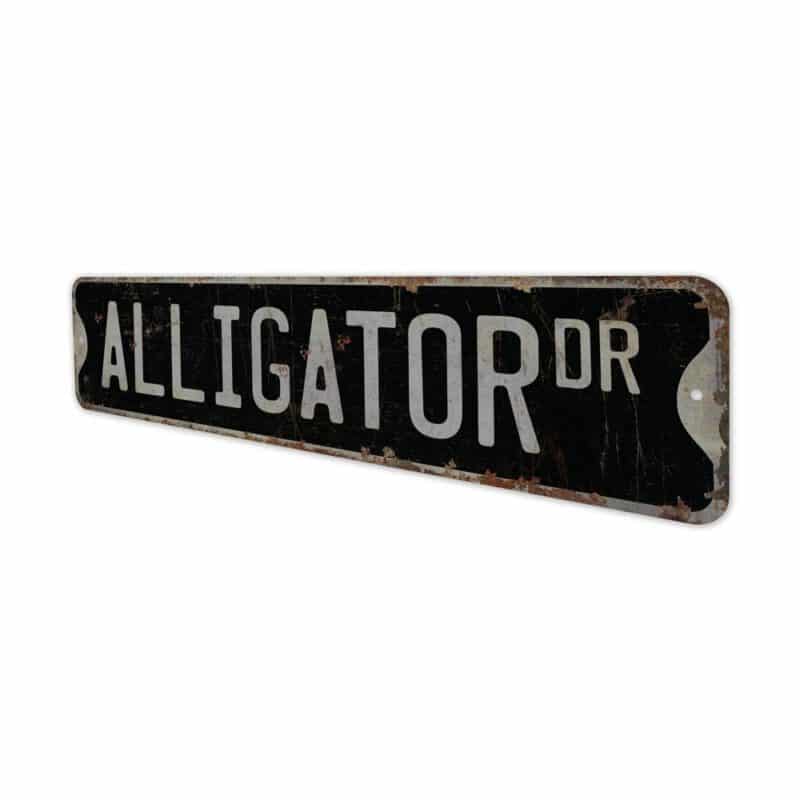 Alligator-Premium-Quality-Rustic-Metal-Sign-8