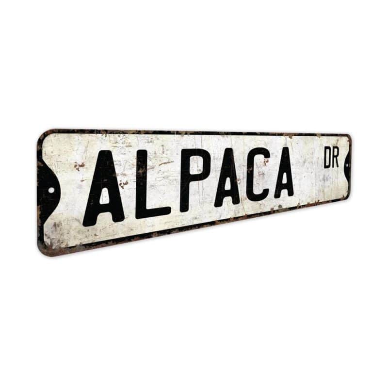 Alpaca-Premium-Quality-Rustic-Metal-Sign-3