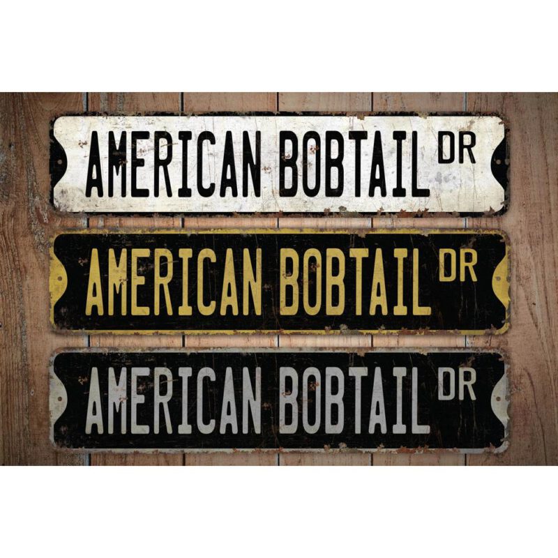 American-Bobtail-Premium-Quality-Rustic-Metal-Sign-Images