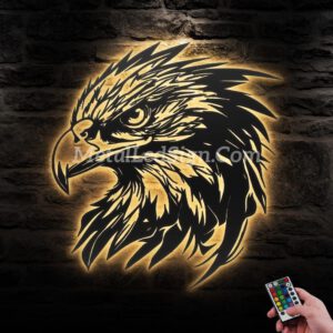 American-Eagle-Head-Metal-Wall-Art-Led-Light-Images