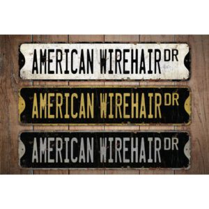 American-Wirehair-Premium-Quality-Rustic-Metal-Sign-Images