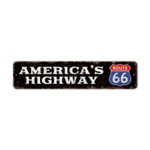 Americas-Highway-Sign-Premium-Quality-Rustic-Metal-Sign-2