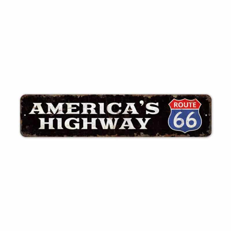 Americas-Highway-Sign-Premium-Quality-Rustic-Metal-Sign-2