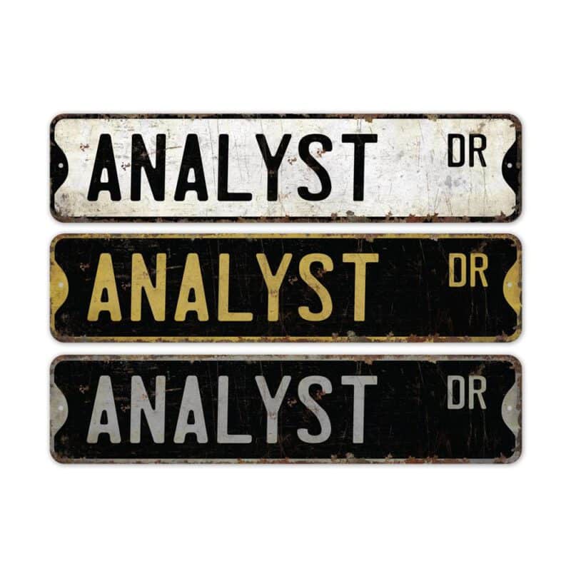 Analyst-Premium-Quality-Rustic-Metal-Sign-2