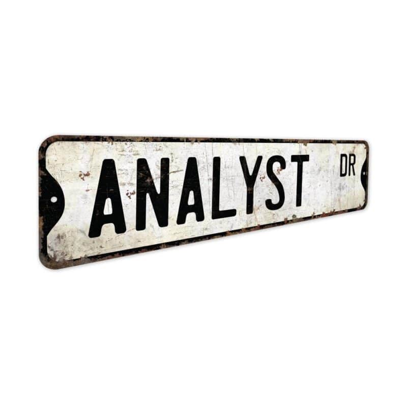 Analyst-Premium-Quality-Rustic-Metal-Sign-3