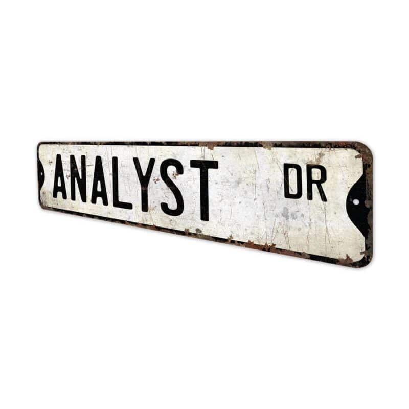 Analyst-Premium-Quality-Rustic-Metal-Sign-4