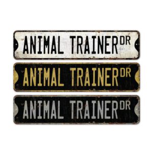 Animal-Trainer-Premium-Quality-Rustic-Metal-Sign-2