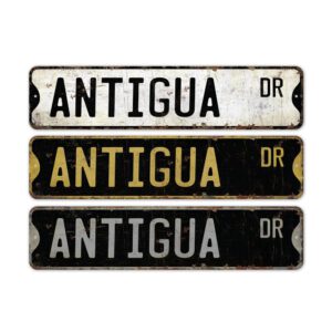 Antigua-Premium-Quality-Rustic-Metal-Sign-2