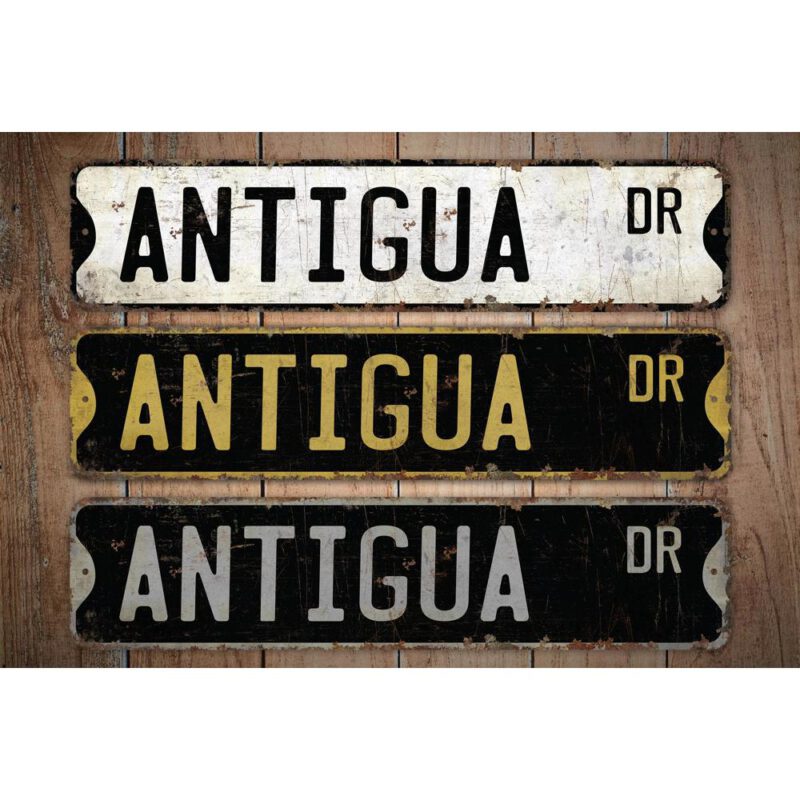 Antigua-Premium-Quality-Rustic-Metal-Sign-Images