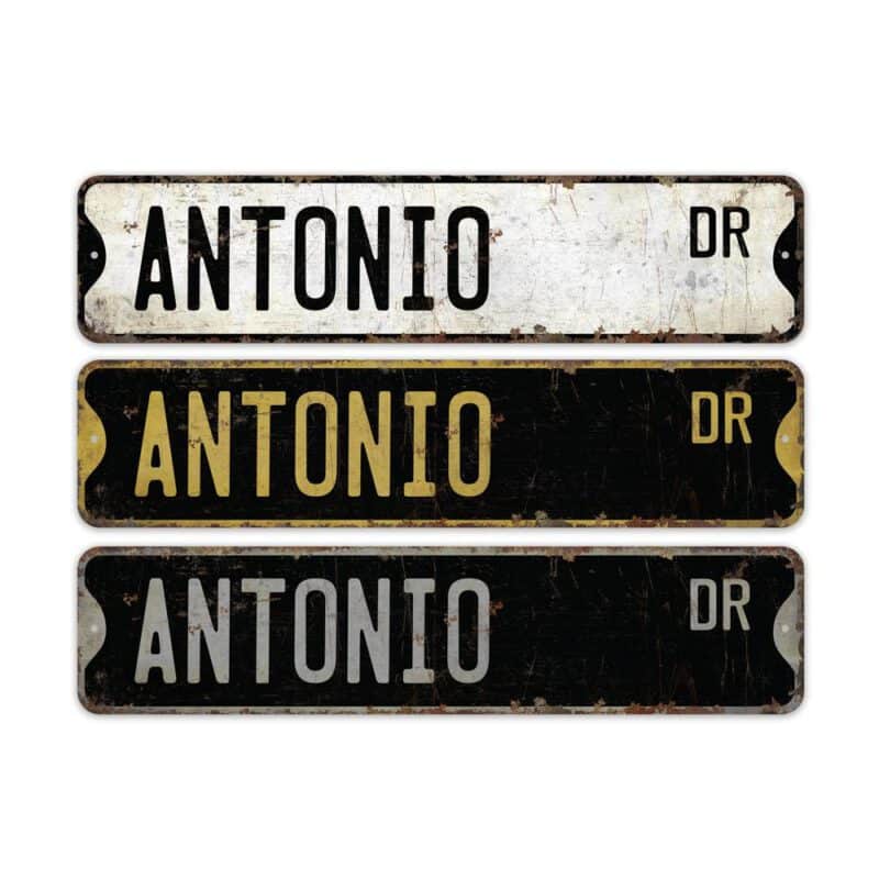 Antonio-Name-Sign-Premium-Quality-Rustic-Metal-Sign-2