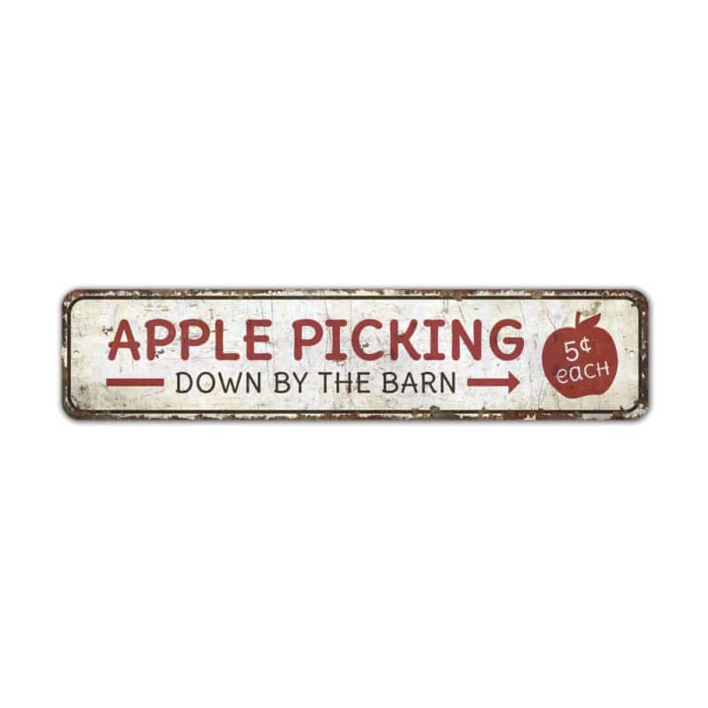 Apple-Picking-Sign-Premium-Quality-Rustic-Metal-Sign-2