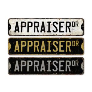 Appraiser-Premium-Quality-Rustic-Metal-Sign-2