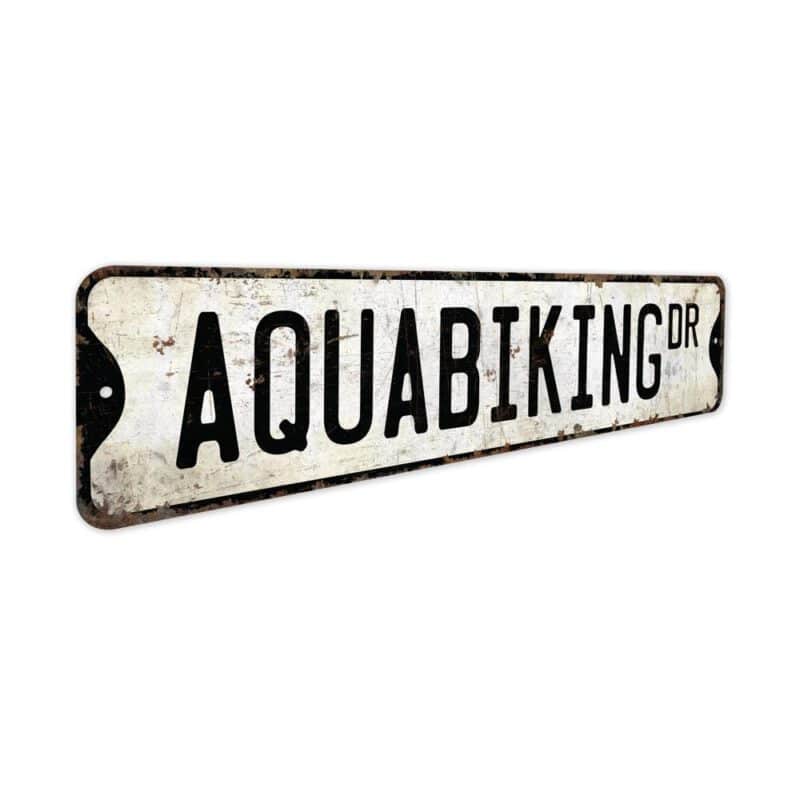 Aquabiking-Premium-Quality-Rustic-Metal-Sign-3