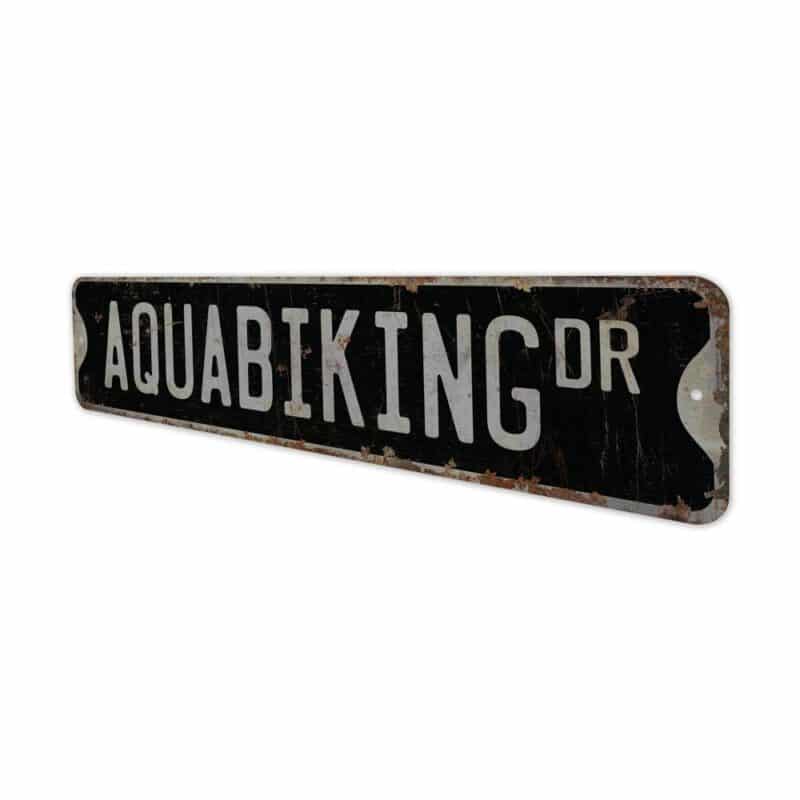 Aquabiking-Premium-Quality-Rustic-Metal-Sign-8