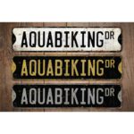 Aquabiking-Premium-Quality-Rustic-Metal-Sign-Images