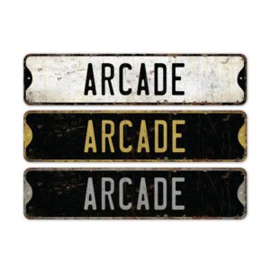 Arcade-Premium-Quality-Rustic-Metal-Sign-2