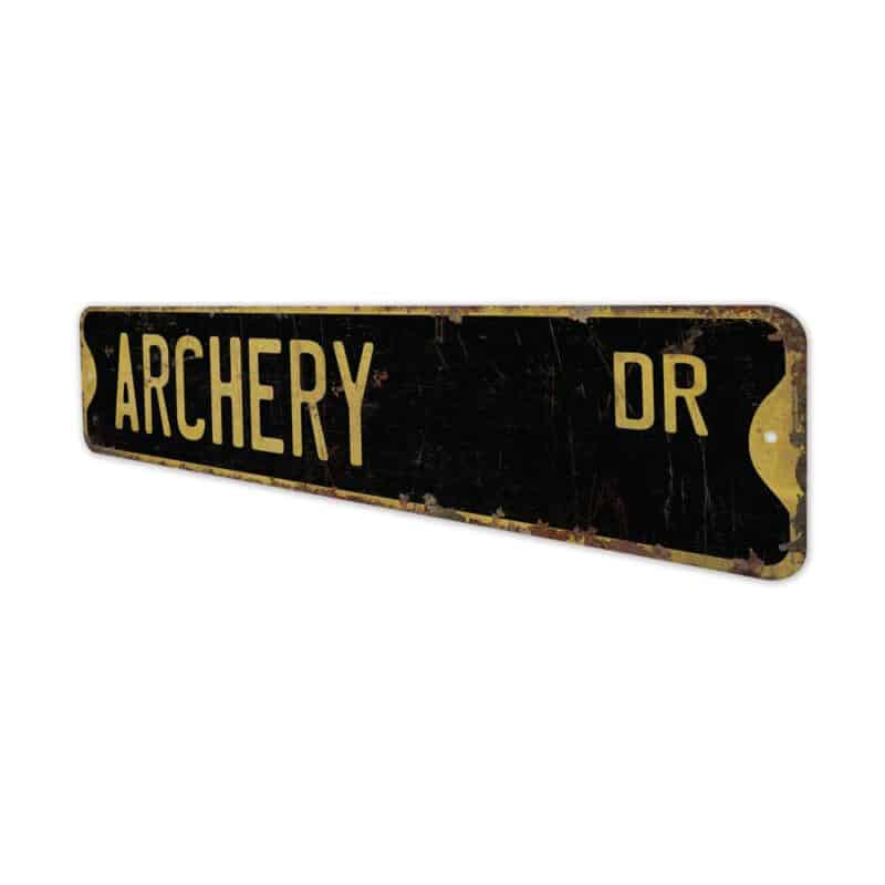 Archery-Premium-Quality-Rustic-Metal-Sign-6