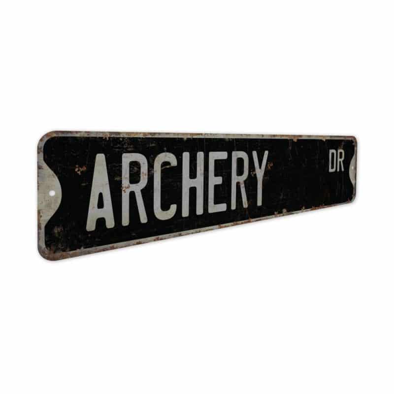 Archery-Premium-Quality-Rustic-Metal-Sign-7