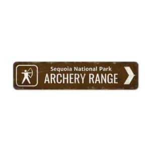 Archery-Range-Sign-Premium-Quality-Rustic-Metal-Sign-2