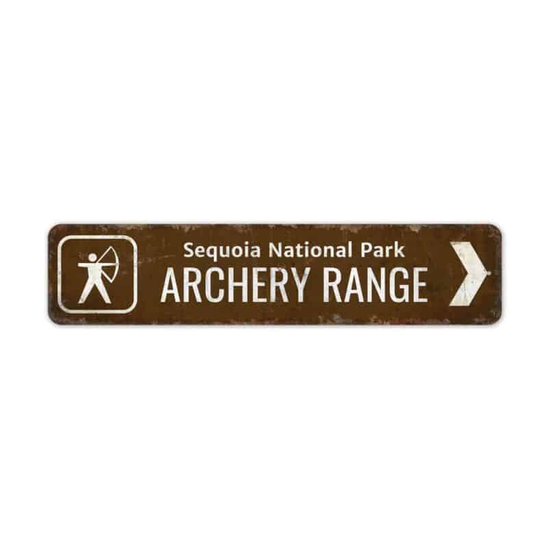 Archery-Range-Sign-Premium-Quality-Rustic-Metal-Sign-2