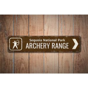 Archery-Range-Sign-Premium-Quality-Rustic-Metal-Sign-Images