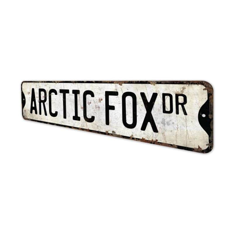 Arctic-Fox-Premium-Quality-Rustic-Metal-Sign-4