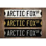 Arctic-Fox-Premium-Quality-Rustic-Metal-Sign-Images