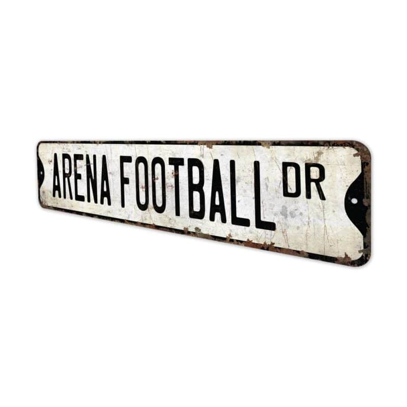 Arena-Football-Premium-Quality-Rustic-Metal-Sign-4