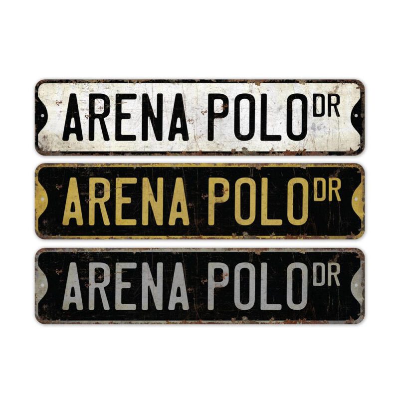 Arena-Polo-Premium-Quality-Rustic-Metal-Sign-2