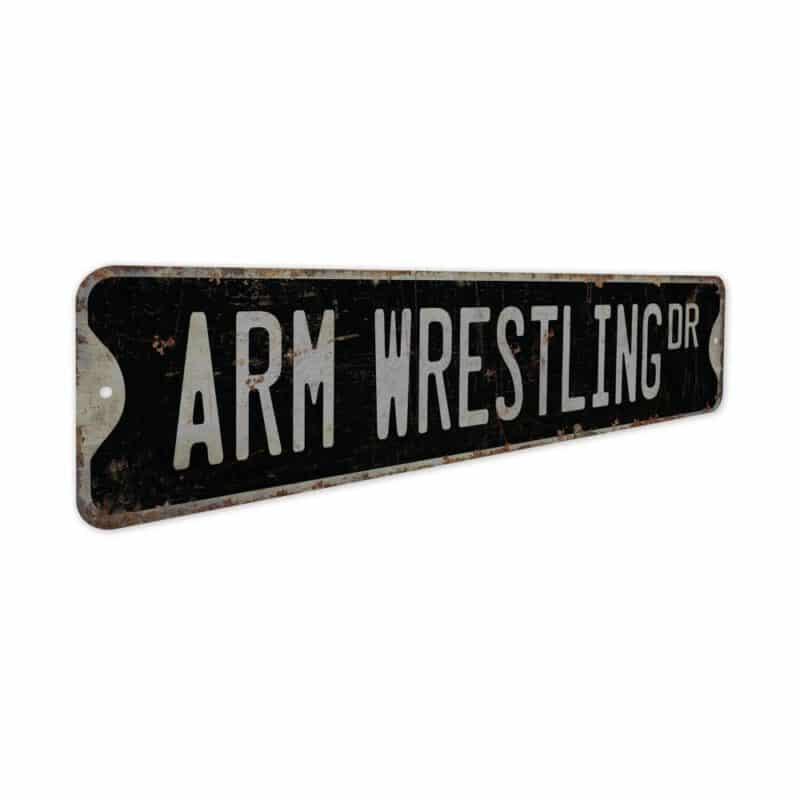 Arm-Wrestling-Premium-Quality-Rustic-Metal-Sign-7