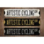 Artistic-Cycling-Premium-Quality-Rustic-Metal-Sign-Images