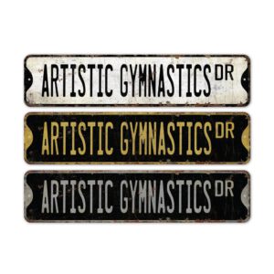 Artistic-Gymnastics-Premium-Quality-Rustic-Metal-Sign-2