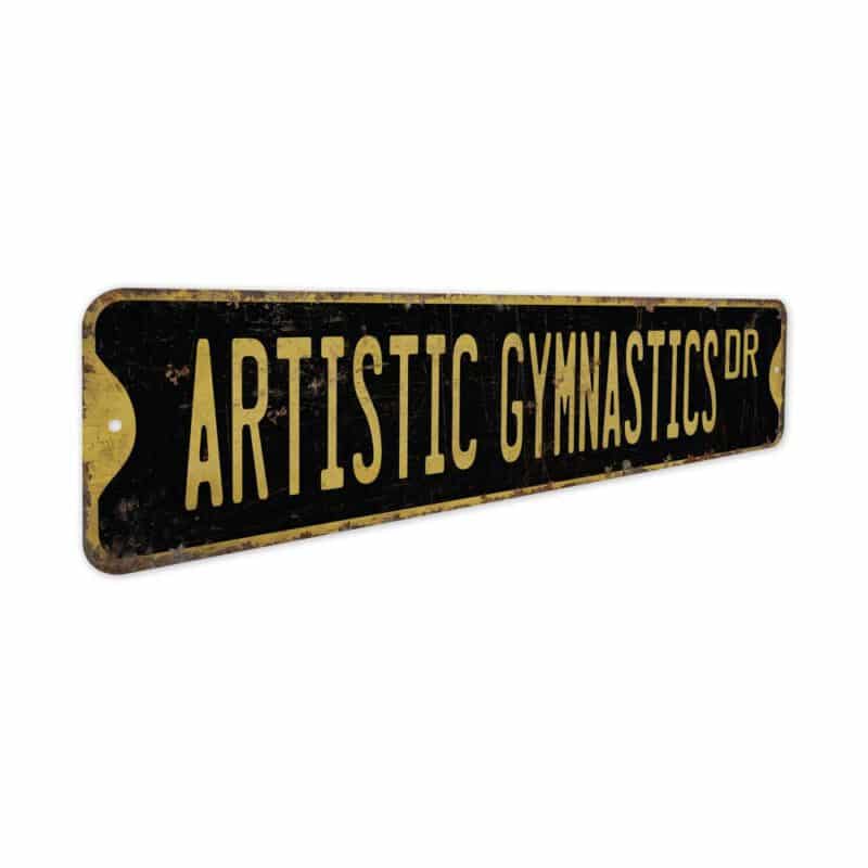 Artistic-Gymnastics-Premium-Quality-Rustic-Metal-Sign-5