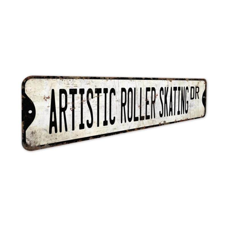 Artistic-Roller-Skating-Premium-Quality-Rustic-Metal-Sign-3