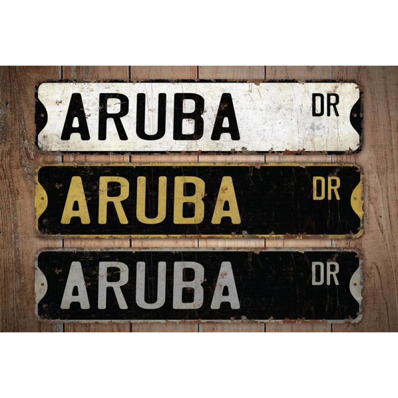 Aruba-Premium-Quality-Rustic-Metal-Sign-Images