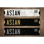 Asian-Cat-Premium-Quality-Rustic-Metal-Sign-Images