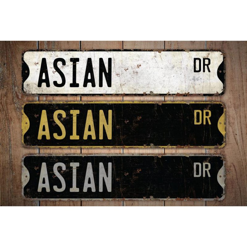 Asian-Cat-Premium-Quality-Rustic-Metal-Sign-Images