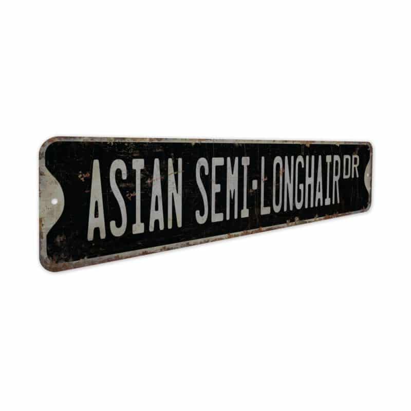 Asian-Semi-Longhair-Premium-Quality-Rustic-Metal-Sign-7