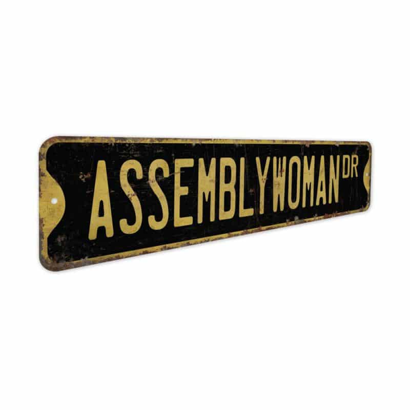 Assemblywoman-Premium-Quality-Rustic-Metal-Sign-5