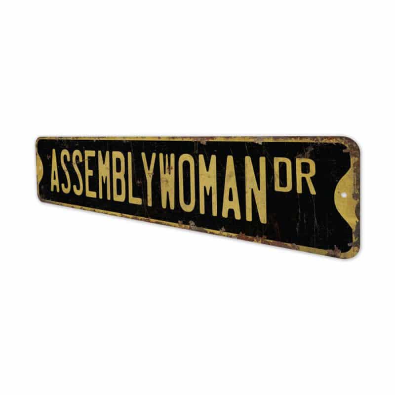 Assemblywoman-Premium-Quality-Rustic-Metal-Sign-6