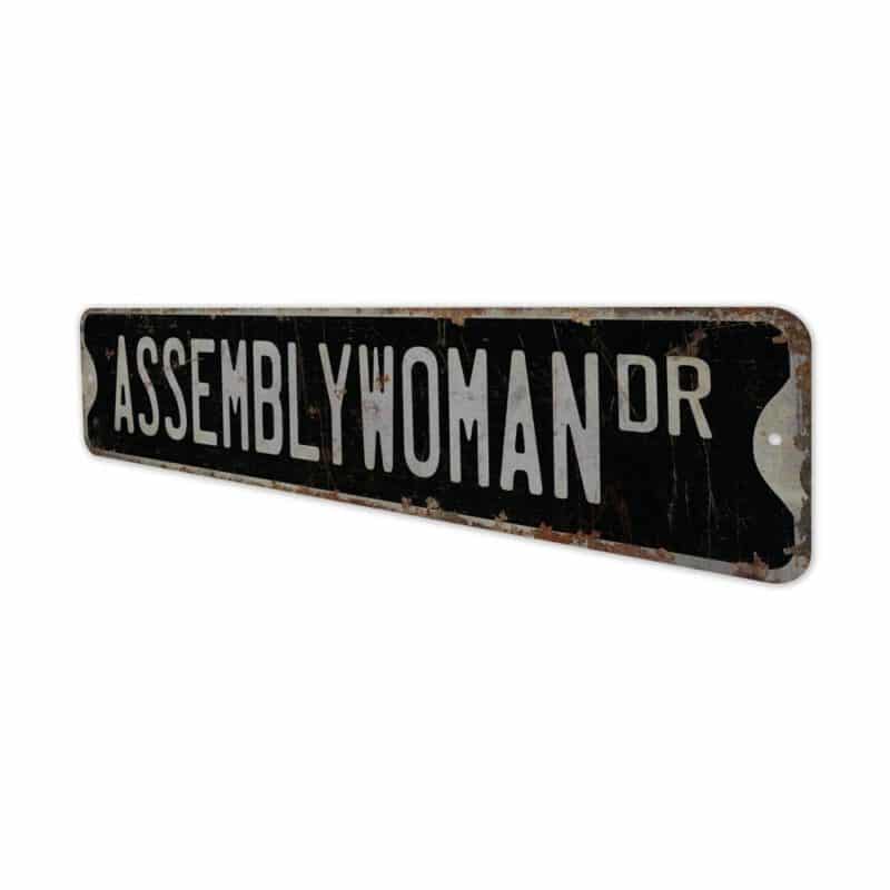 Assemblywoman-Premium-Quality-Rustic-Metal-Sign-8