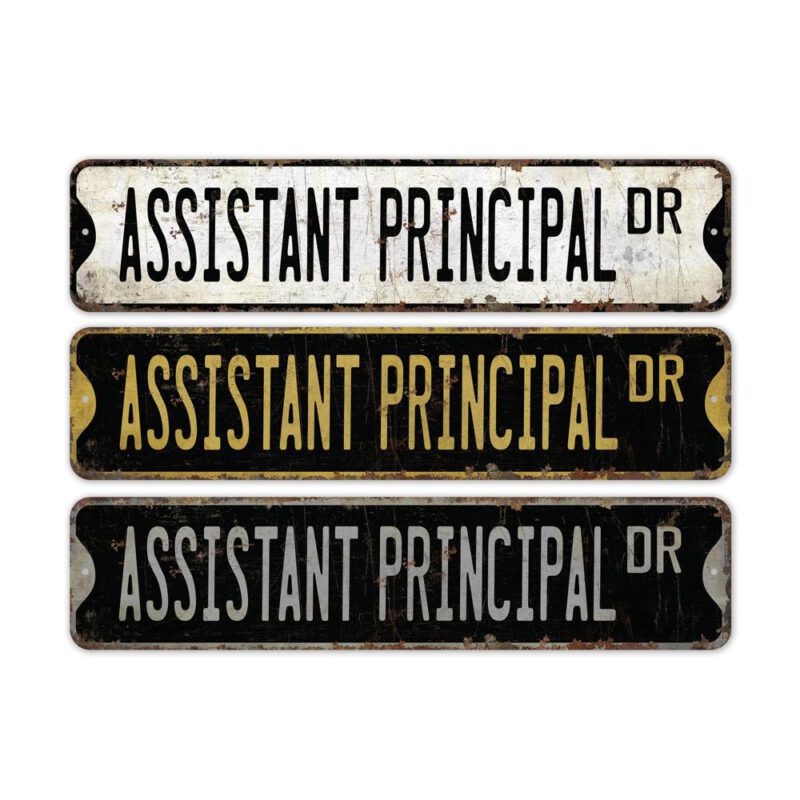 Assistant-Principal-Premium-Quality-Rustic-Metal-Sign-2