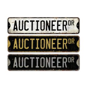 Auctioneer-Premium-Quality-Rustic-Metal-Sign-2